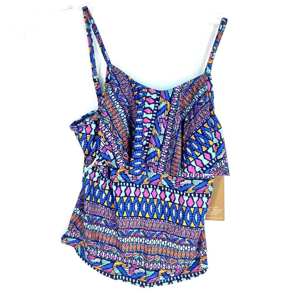 Hobie Girl’s Two Piece Multicolor Tankini Set Size 10